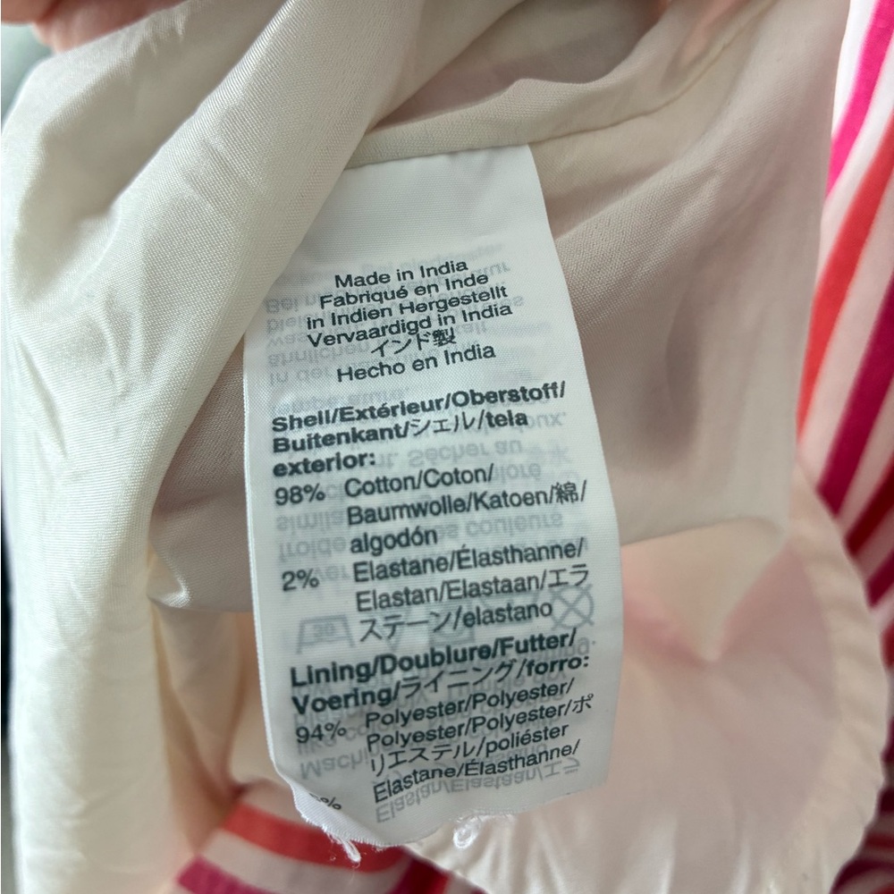 J. Crew Pink and White Striped Collection Dress - Picture 8 of 8